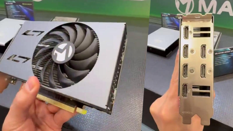 MaxSunはComputex 2026で、六ポートHDMI出力付きの10年目のRadeon RX 580を発表しました