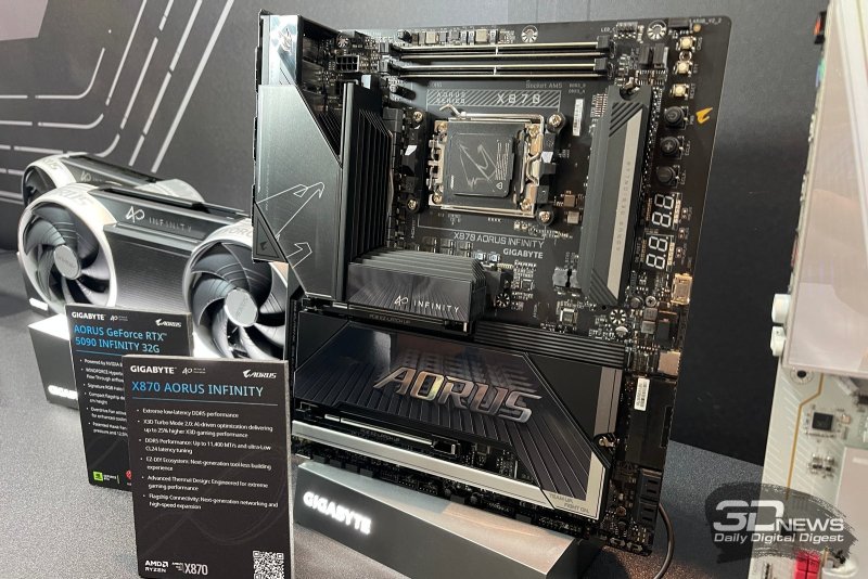 ギガバイトは、ユニークな多孔質ラジエーターを備えたX870E Aorus Infinity Nextとメモリ性能向上に焦点を当てたX870 Aorus Infinityボードを発売しました