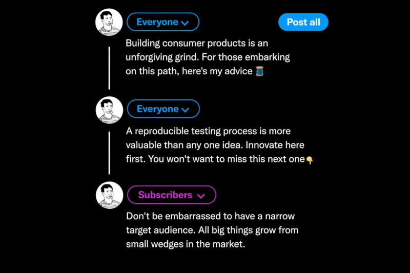 Xは、ツイートスレッドの重要な瞬間を隠す機能を提供し、有料購読者を惹きつける予定です。