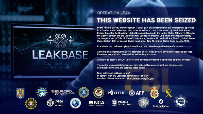米国とEuropolはLeakBaseを公開しました。これは世界最大級のハッカー掲示板で、参加者数は14万2000人です