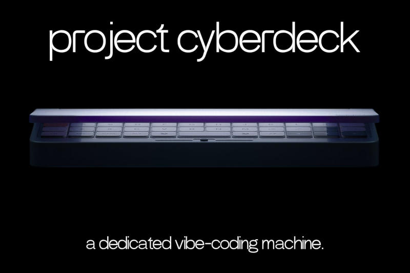 失敗したAIガジェット『Rabbit』の後、彼はバイブ・コード向けのノートパソコン「Cyberdeck」を開発します