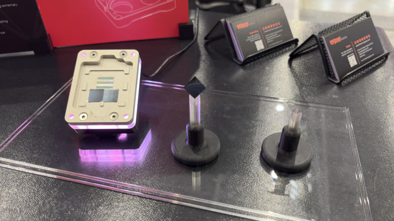 テラルグリッツは、スカルプされたCPU用のダイヤモンドプレート付きウォーターブロックを発表し、価格は€1500です