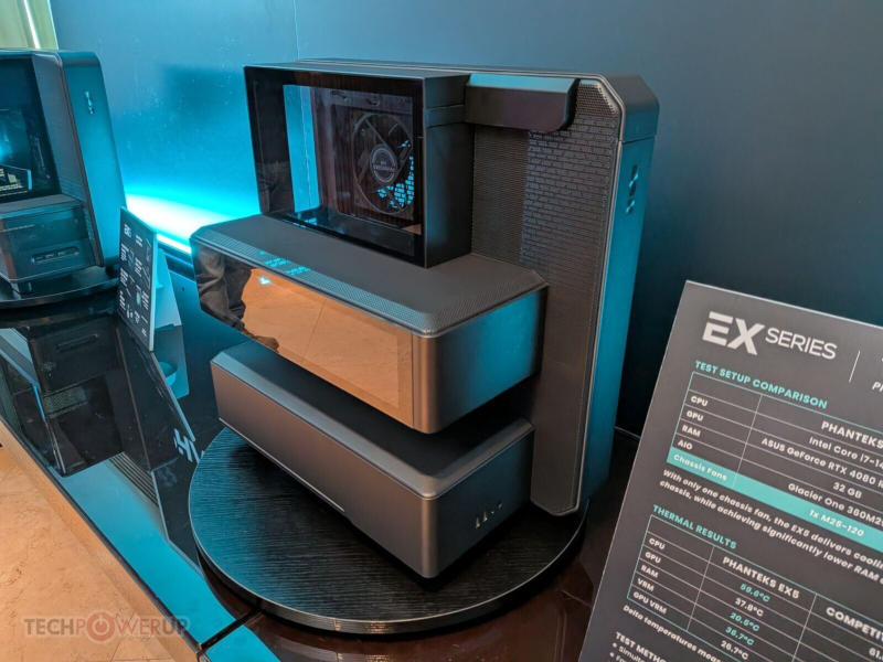 ファンテックスは、Computex 2026でケース、ファン、および電源ユニットの幅広い品揃えを披露しました