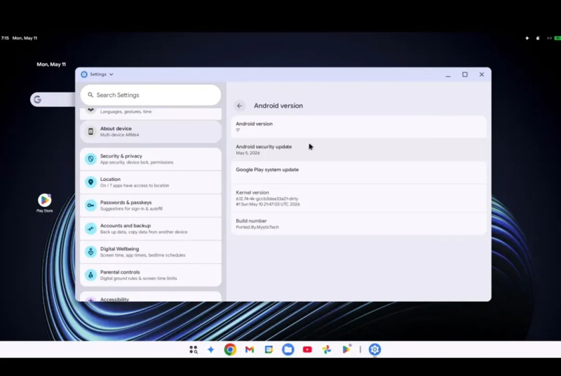 Google Aluminium OSの公式発表前に公開された16分間のデモ動画が漏洩しました