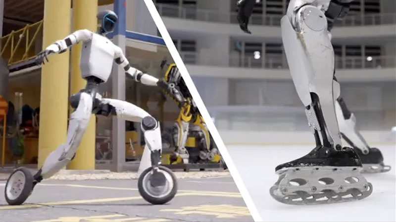 AIは人型ロボットにスケートをさせ、私たちはそのようなホッケーを期待していませんでした。