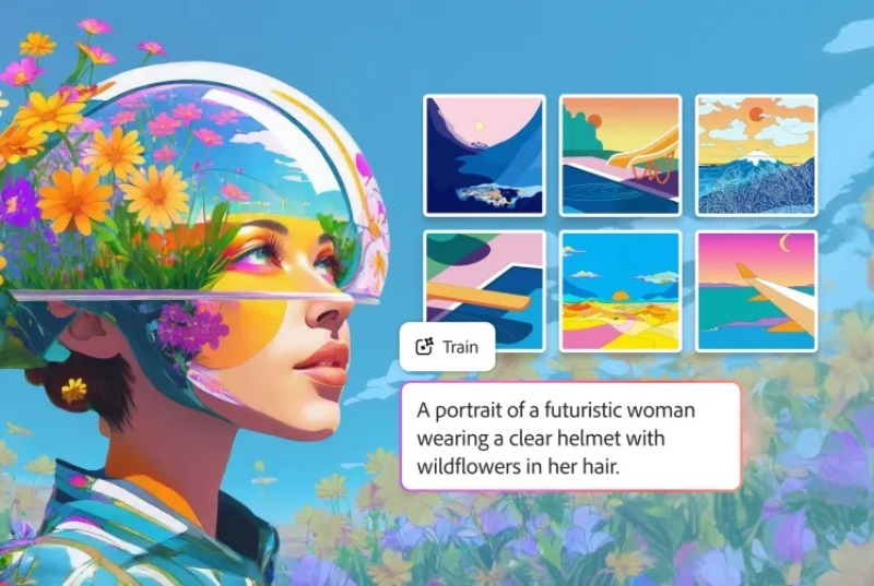 Adobe Fireflyは、現在、自分の作品でAI画像生成モデルをトレーニングできるようになりました