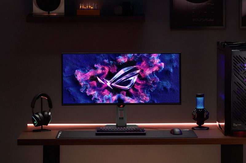 アスウスは新しいポータブルタッチモニターROG Strix XG129C（12.3インチ）とゲーミングOLEDモニターROG Strix XG34WCDMS（34インチ）を発表しました