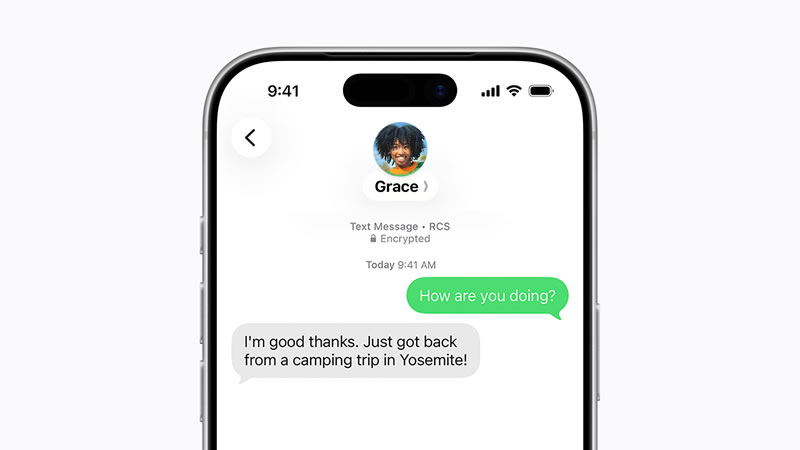iOS 26.5では、クロスプラットフォームのRCSメッセージに対するエンドツーエンド暗号化が有効になっています。