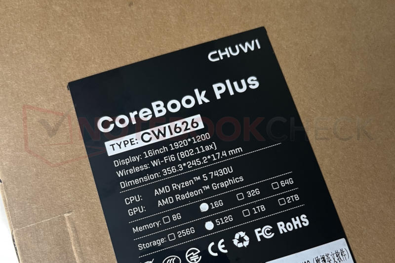 チュウイは再びプロセッサの交換で発覚しました：ノートパソコンに搭載されているRyzenは、宣伝された性能と比べて弱いです