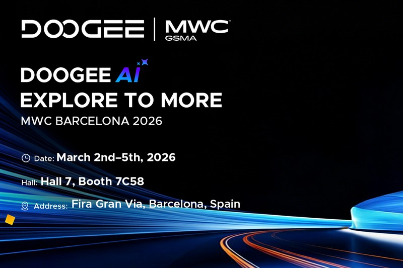 ドゥーギーはMWC 2026でスマートガジェット、保護付きスマートフォン、およびVisible AIを展示します