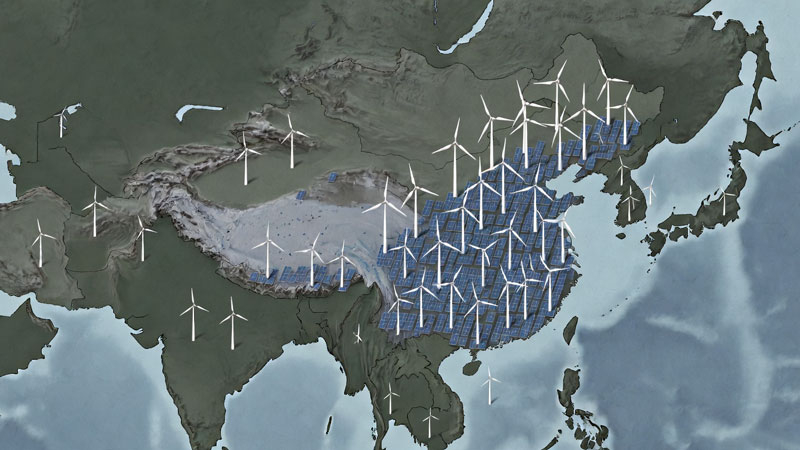 中国とインドは世界のグリーンエネルギー開発を進めている一方、G7諸国は進歩から遅れています
