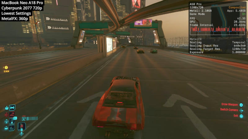 AppleのMacBook Neoをゲームテストで検証しました―結果は非常に満足できるものです