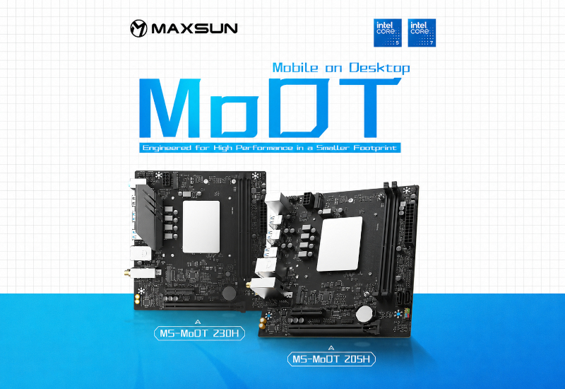 マックスサンは、組み込み型Raptor Lake Core 200Hを搭載した更新されたMoDTボードを発表しました