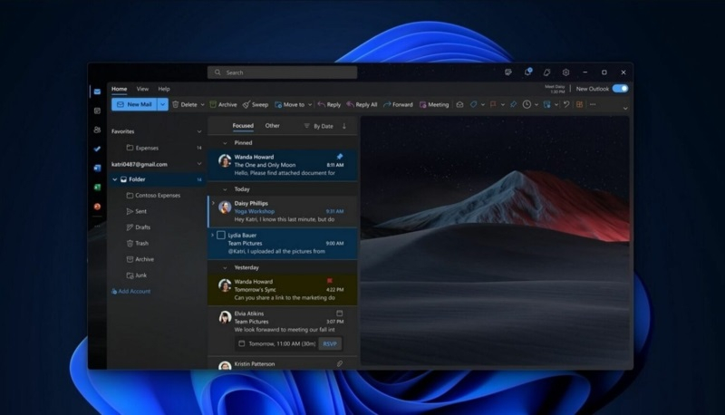Microsoftはプラットフォームの完全な準備が整っていないため、必須の新しいOutlookへの移行を延期しています