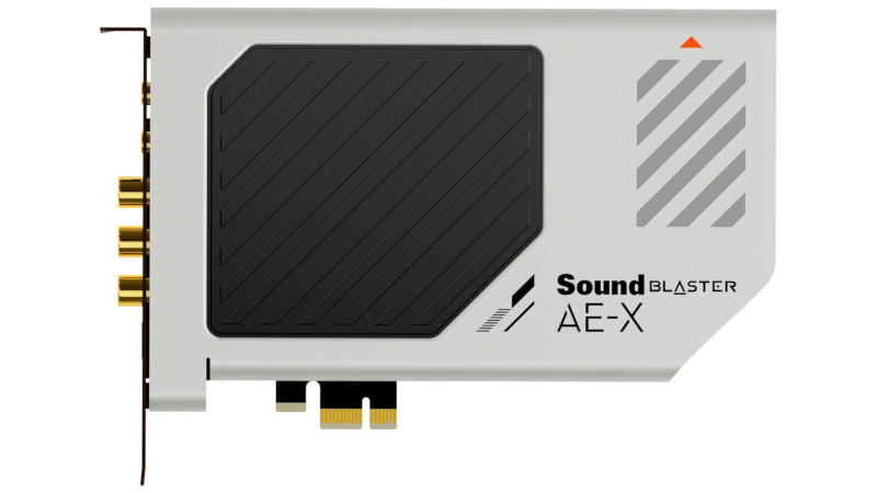 クリエイティブは、32ビット音声を最大384kHzで処理できるサウンドカードSound Blaster AE‑Xを発売しました