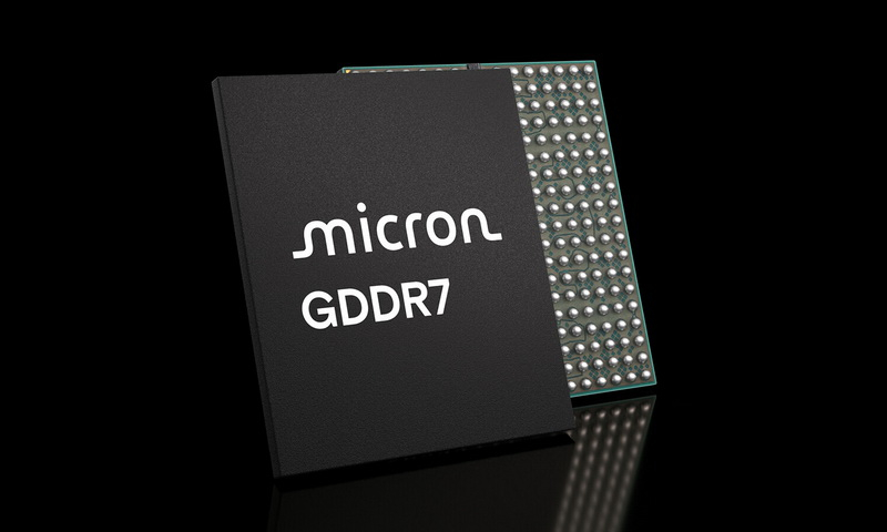 Micronは、最大36Gbpsの速度で3GB容量のGDDR7メモリチップを発表しました