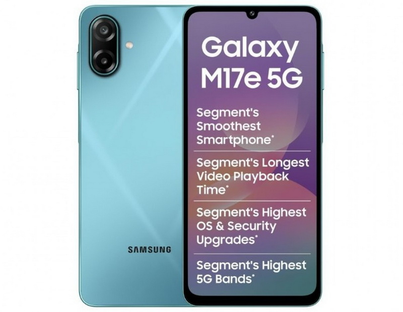 サムスンは、Galaxy M17eという予算型スマートフォンを発表しました。価格は140ドルで、プロセッサはDimensity 6300、カメラは50MP、バッテリー容量は6000mAhです