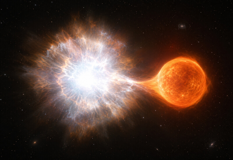 白色矮星の食人爆発は不均一であり、長年にわたり暗黒エネルギーについての認識を歪めた。