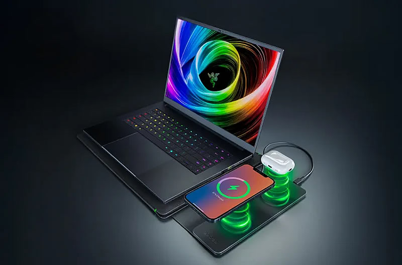 Razerは、13０ドル相当のワイヤレス充電機能付きノートパソコン用ケースを発表しました。