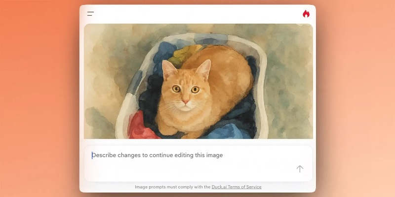 DuckDuckGoは、テキストのリクエストに応じて画像を変更できるAIボットDuck.aiを発表しました