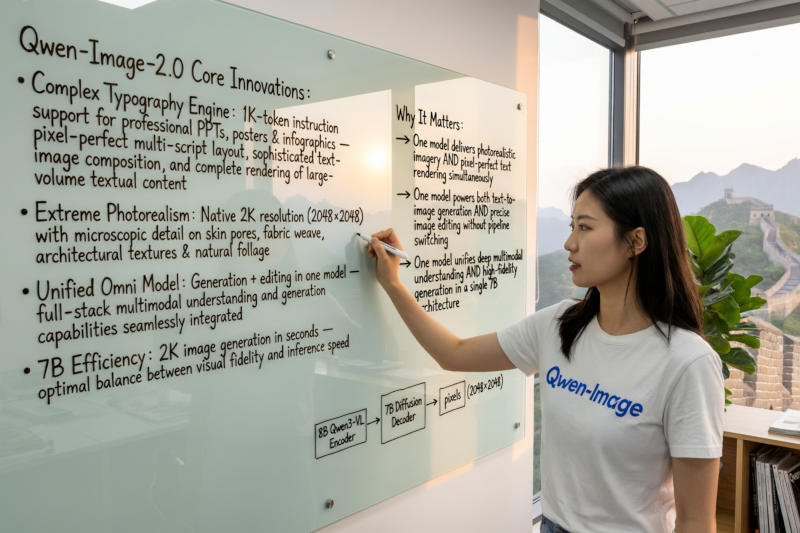 アリババは、人工知能をベースにした強力な画像生成器Qwen‑Image‑2.0「Nano Banana」の競合製品を発表しました