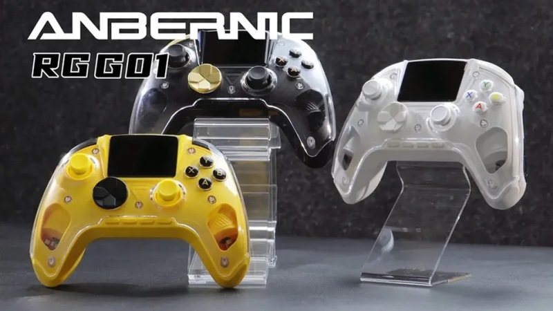 Anbernic RG G01 は、内蔵の心拍センサーと画面を備えたゲーム用コントローラとしてデビューします。