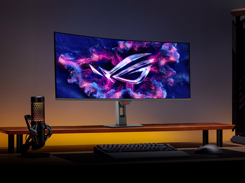 ASUSは、Smart TV機能を内蔵した新しい34インチモニターROG Strix OLED XG34WCDMTGを発表しました